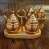 Handcrafted Copper Storage Jar - Ideal for Kitchen Organization (2x)