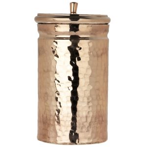Copper Canister Jar Handcrafted to Enhance your Kitchen Hammered