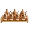 Handcrafted Copper Storage Jar - Ideal for Kitchen Organization - Set of 15