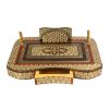 Persian Wooden Office desk Set decorated with Khatamkari Art 10 Pieces