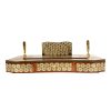 Persian Wooden Office desk Set decorated with Khatamkari Art 10 Pieces