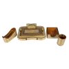 Persian Wooden Office desk Set decorated with Khatamkari Art 10 Pieces
