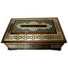 Handcrafted Persian Wooden Tissue Box Cover – Khatamkari Royal