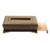 Handcrafted Persian Wooden Tissue Box Cover – Khatamkari Sama