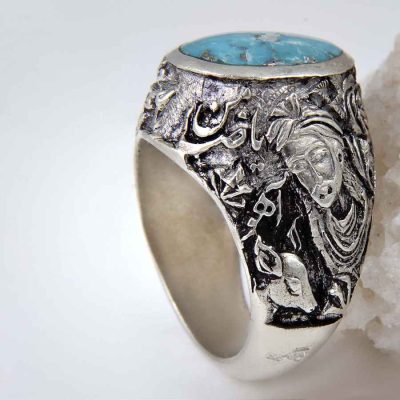 Neyshabouri-Turquoise-Mens-