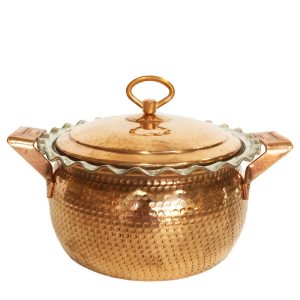 Persian Copper Cooking Pot – Traditional Artisan Style, Aban