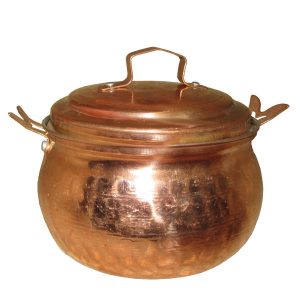 Persian Copper Cooking Pot – Traditional Hammered Artisan Style, Mahan