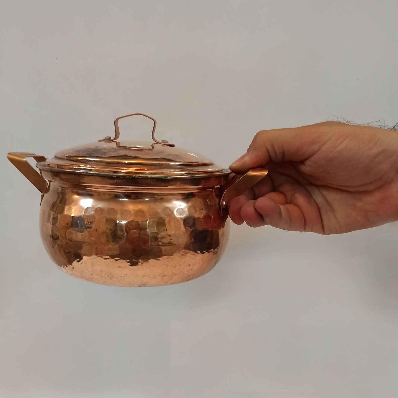 Persian Copper Cooking Pot – Traditional Artisan Style, Shin