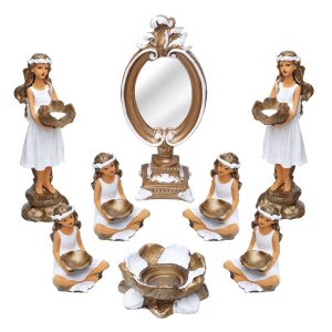Sophisticated Haft-sin Set for Nowruz Persian New Year Angels
