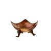 Copper Dessert Serving Bowl Traditionally Hammered Diamond