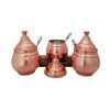 Handcrafted Copper Storage Jar - Ideal for Kitchen Organization - Set of 3