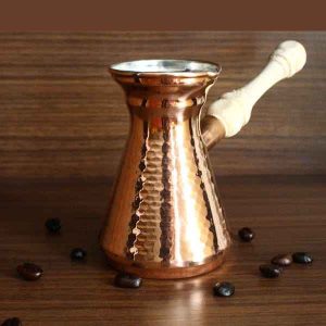 Handcrafted Copper Turkish Coffee Pot – Classic Antique Ibrik, Kia Model