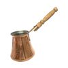 Traditional Copper Turkish Coffee Pot - Handcrafted Ibrik, Raya Model