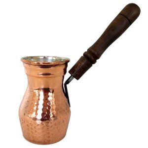 Hammered Copper Cezve – Premium Turkish Coffee Pot, Rosegold Model