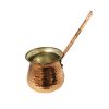 Authentic Copper Turkish Coffee Pot - Traditional Hammered Ibrik, Sadra Model