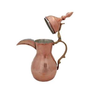Premium Copper Dallah Arabic Coffee Pot – Sahra Model