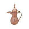 Premium Copper Dallah Arabic Coffee Pot – Sahra Model