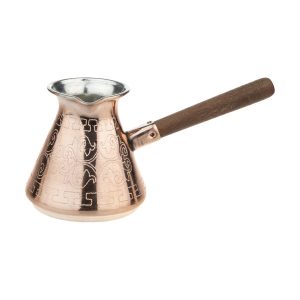 Copper Cezve – Handcrafted Hammered Turkish Coffee Maker, Sun Model