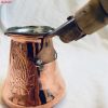 Traditional Copper Ibrik - Hammered Turkish Coffee Maker, Taban Model