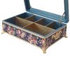 Darya Wooden Tea Organizer Chest with Practical Storage Drawers