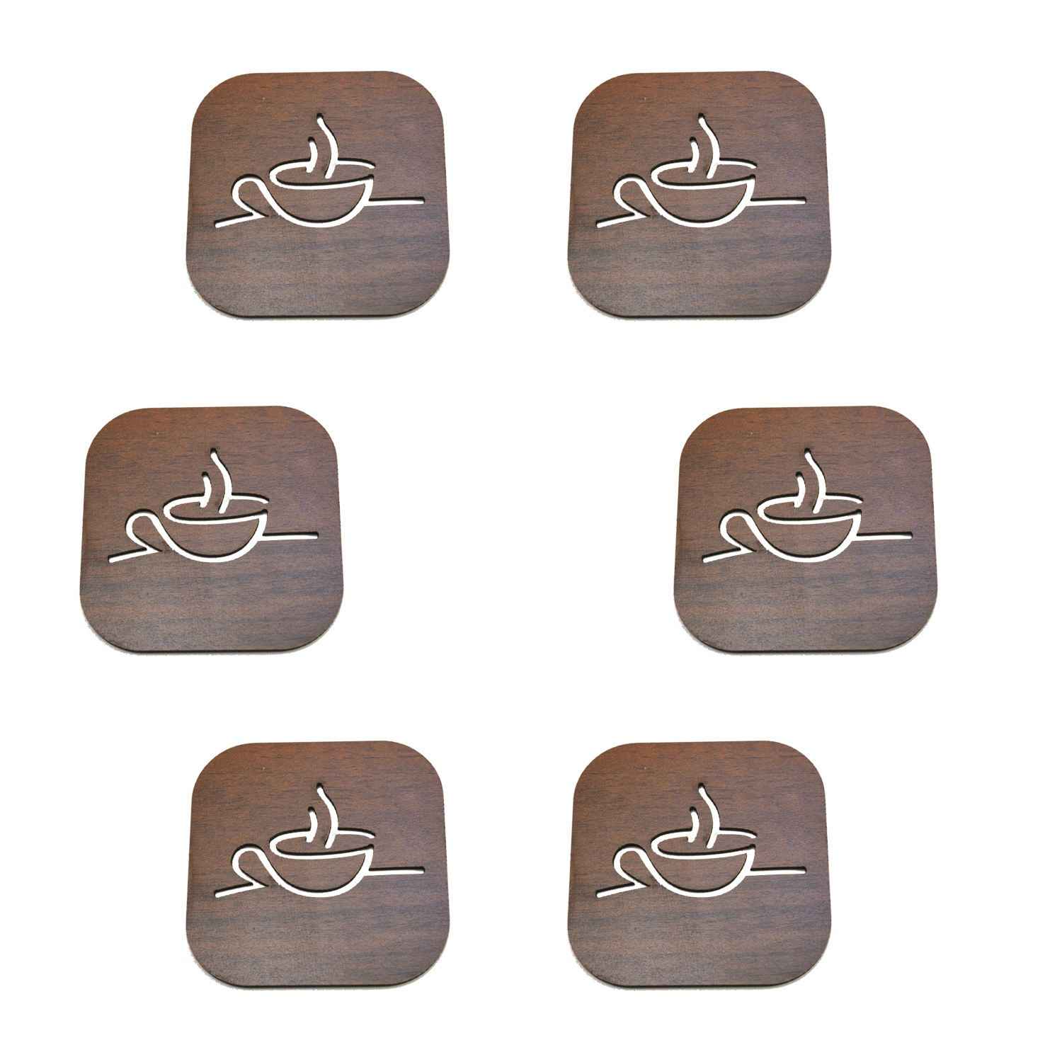 Hamta Multi-Use Wooden Organizer Chest with Tea Compartments
