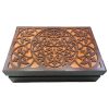 Hamta Multi-Use Wooden Organizer Chest with Tea Compartments