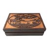 Horse Theme Wooden Chest – Organizer for Tea & Nuts