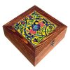 Khorshid Wooden Tea Organizer Chest – Box with Multiple Sections