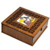 Love Edition Wooden Tea & Snack Organizer Chest with Compartments