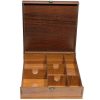 Love Edition Wooden Tea & Snack Organizer Chest with Compartments
