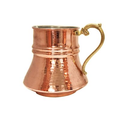 Persian Copper Pitcher Traditional Hammered Kabir
