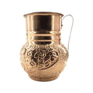 Persian Copper Pitcher Traditional Hammered Miras II