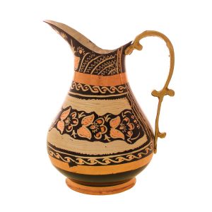 Persian Copper Pitcher Traditional Hammered Modern
