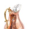 Persian Copper Pitcher Traditional Hammered Swan