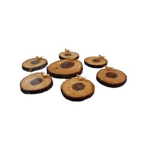 Wooden Haft-sin Set for Nowruz Persian New Year Bird