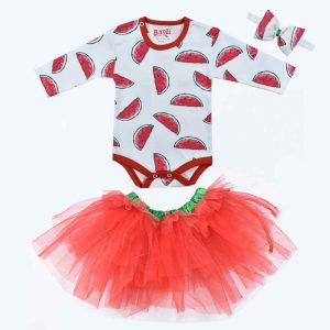 3 Piece Yalda Baby Clothes Set Model Watermelon