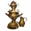 Persian Brass Samovar Decorative Charcoal Tea Maker 6-Liter