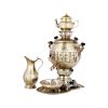 Persian Brass Gas Samovar Tea Maker Traditional Design Achaemenes Motifs 6-Liter