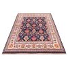 Hand-Knotted Persian Khorasan Farin Rug (Tribal All-over Floral Pattern) - Black Wool