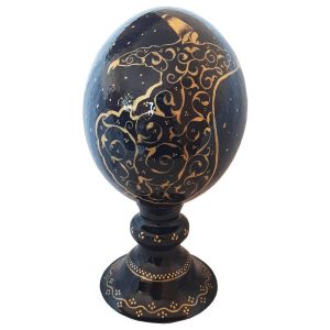 Persian Decorative Hand Painted Ostrich Egg Shell – Sama