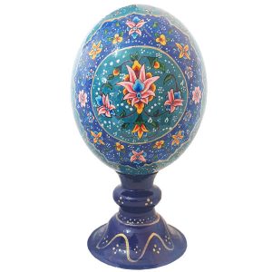 Persian Decorative Hand Painted Ostrich Egg Shell – Shah Abbasi