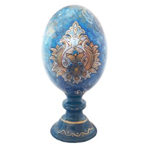 Persian Decorative Hand Painted Ostrich Egg Shell – Simorgh