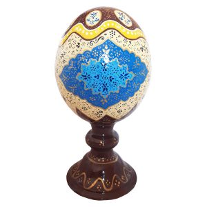 Persian Decorative Hand Painted Ostrich Egg Shell – Hendesi