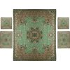Persian Bedspread Set – Oriental Style Double Size with Termeh Fabric – Lana