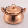 Persian Copper Cooking Pot - Traditional Hammered Artisan Style, Bina