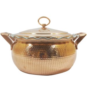 Persian Copper Cooking Pot – Traditional Hammered Artisan Style, Kabiri