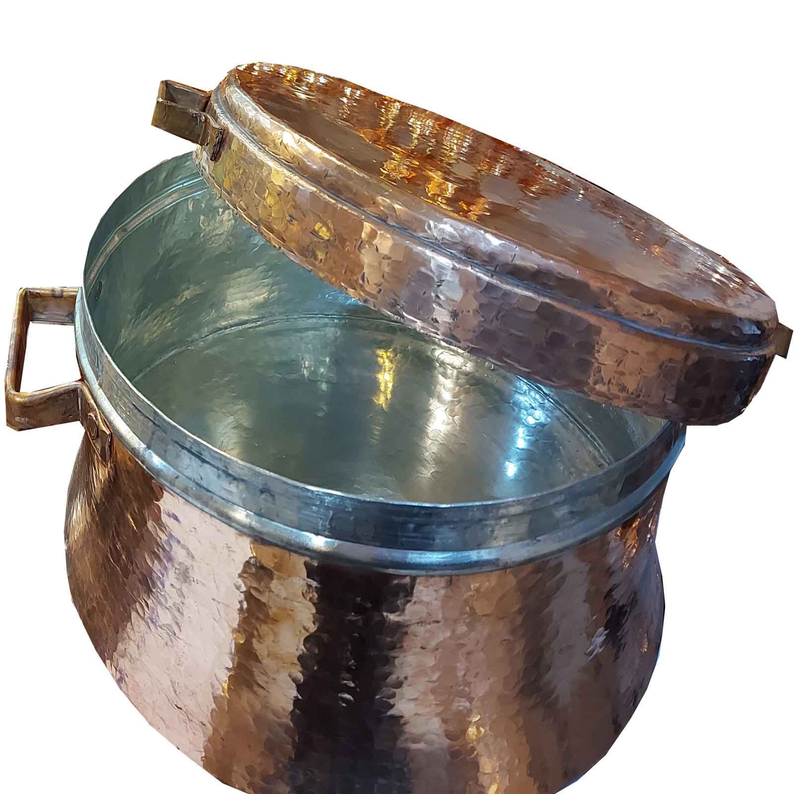 Persian Copper Cooking Pot – Traditional Hammered Artisan Style, Mania