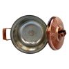 Persian Copper Cooking Pot - Traditional Hammered Artisan Style, Nina
