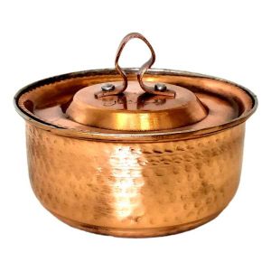 Persian Copper Cooking Pot – Traditional Hammered Artisan Style, Saman