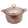 Persian Copper Cooking Pot - Traditional Hammered Artisan Style, Samani